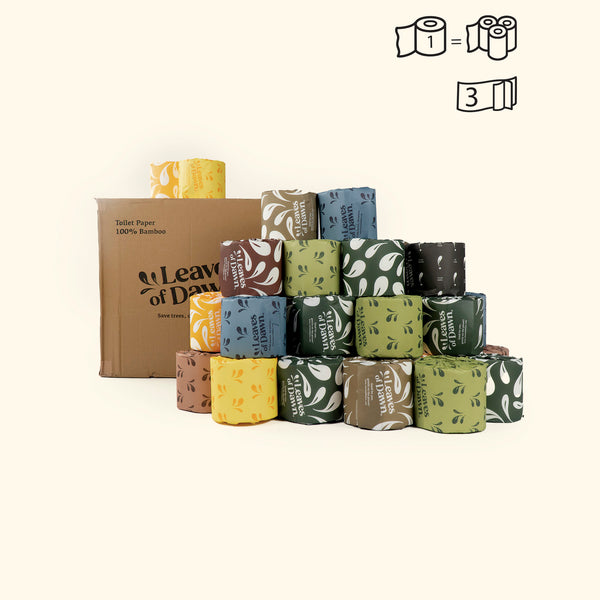 Toilet Paper (Eco Line - 3ply) - 100% Bamboo