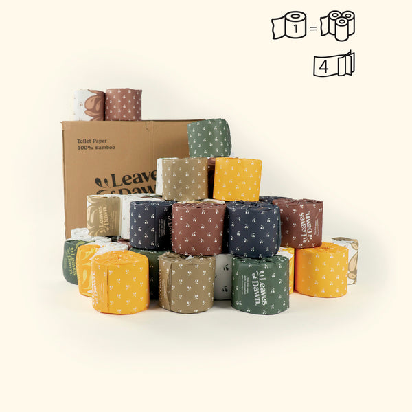 Toilet Paper (Eco Lux - 4ply) - 100% Bamboo